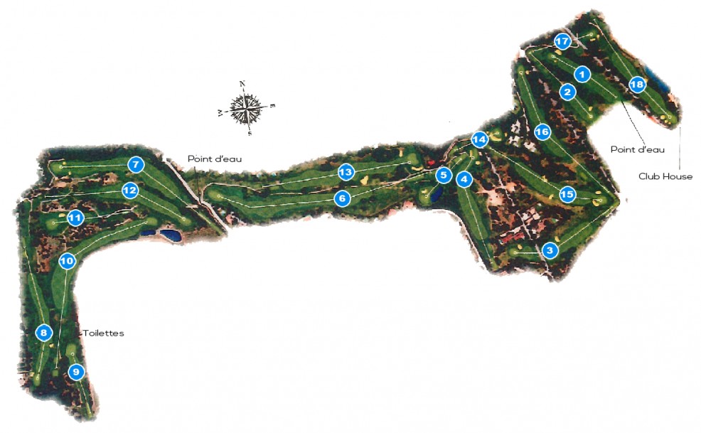 Plán hřiště | Golfové zájezdy, golfová dovolená, luxusní golf