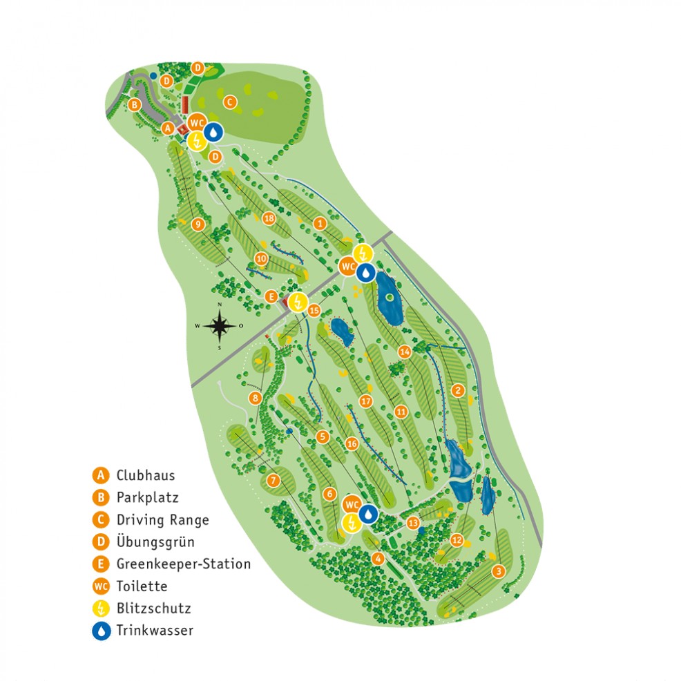 Plán hřiště | Golfové zájezdy, golfová dovolená, luxusní golf