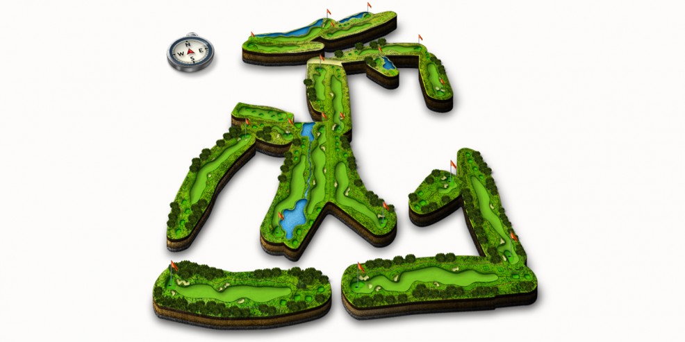 Plán hřiště | Golfové zájezdy, golfová dovolená, luxusní golf