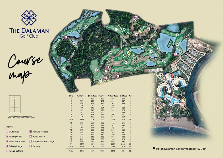 Plán hřiště | Golfové zájezdy, golfová dovolená, luxusní golf